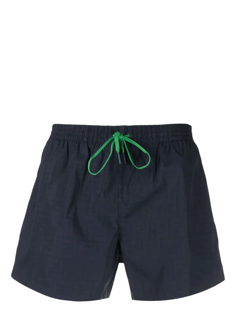 Fendi FF Logo Monogram Swim Shorts Navy
