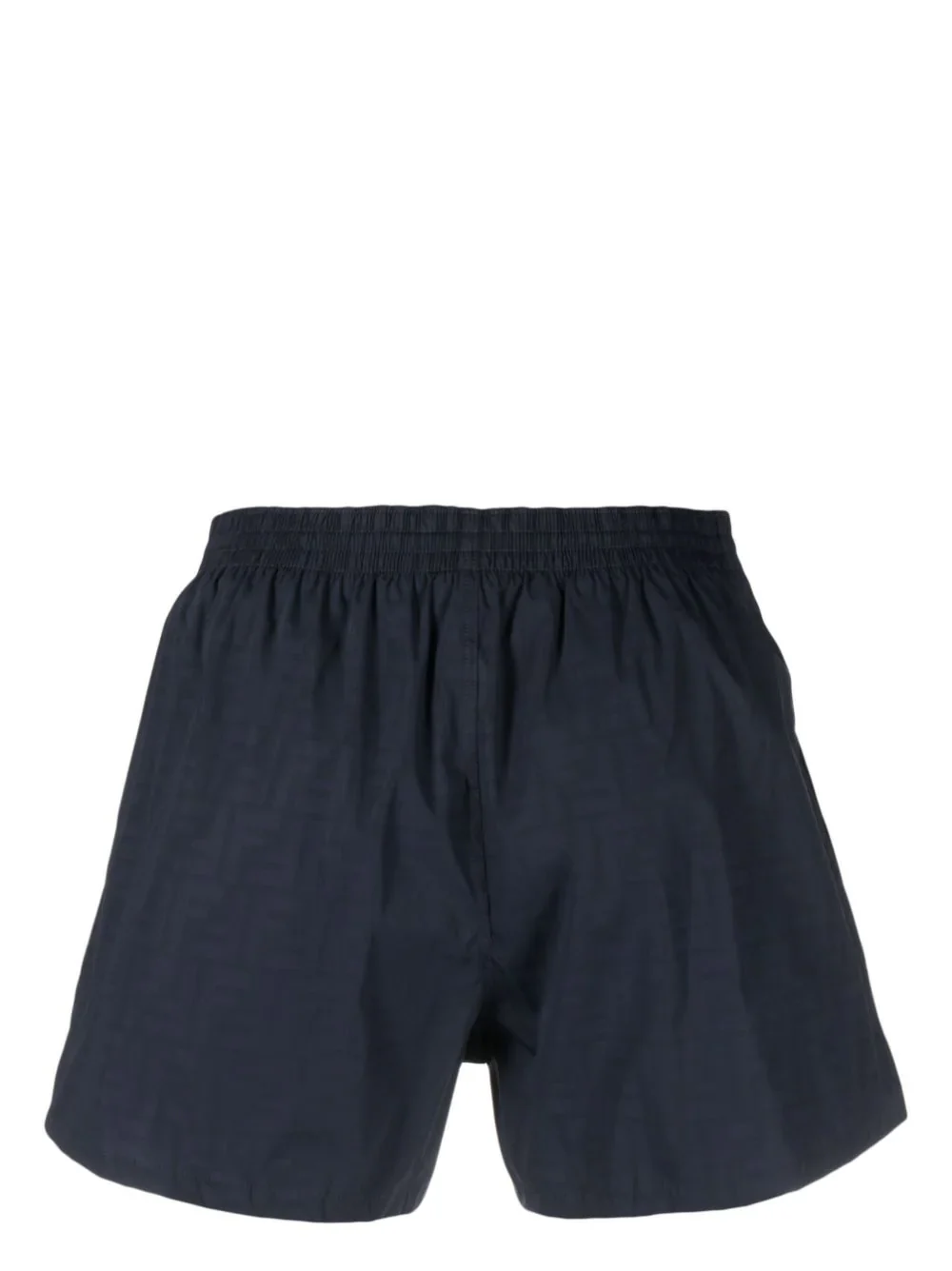 Fendi FF Logo Monogram Swim Shorts Navy