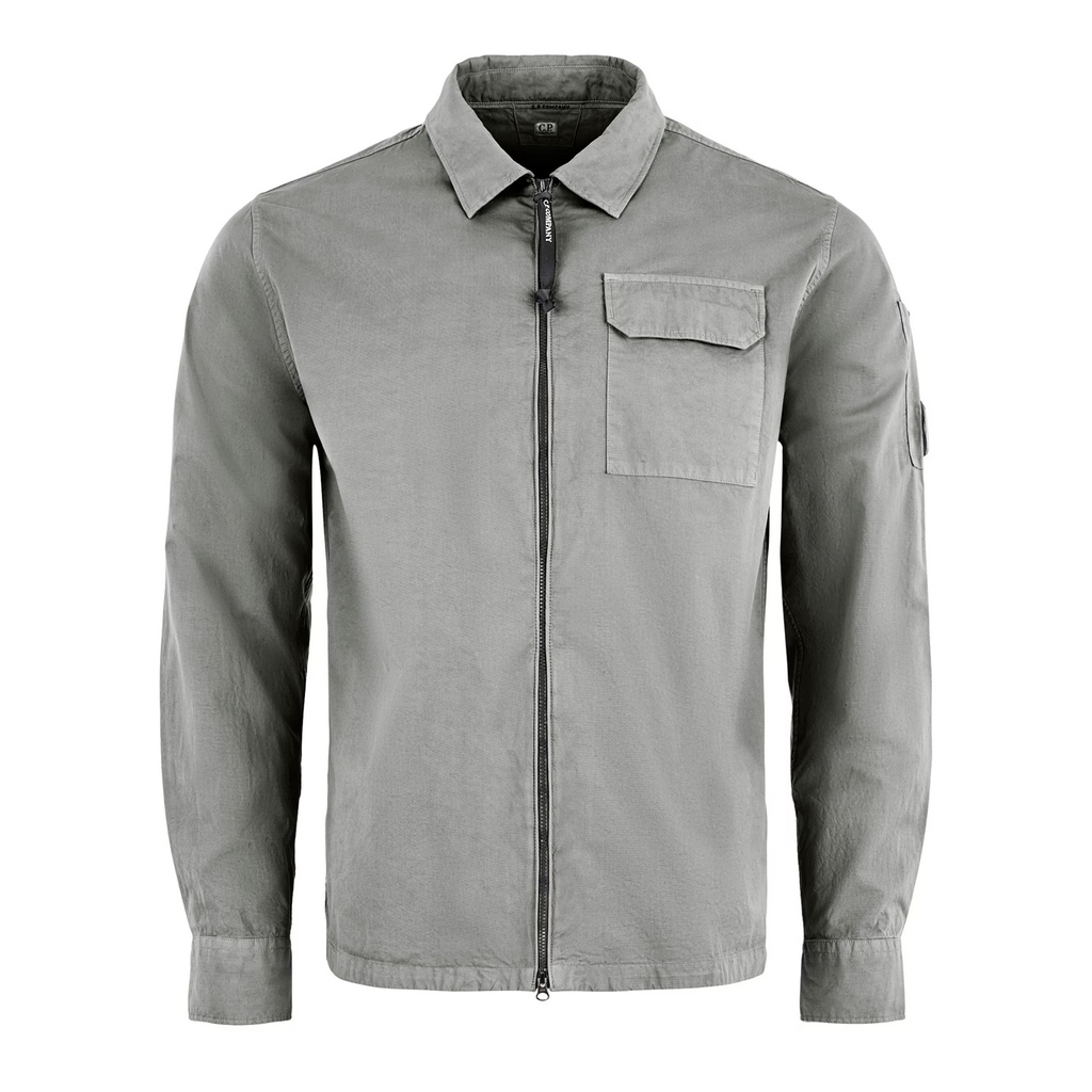 Cp Company Lens Overshirt Grey
