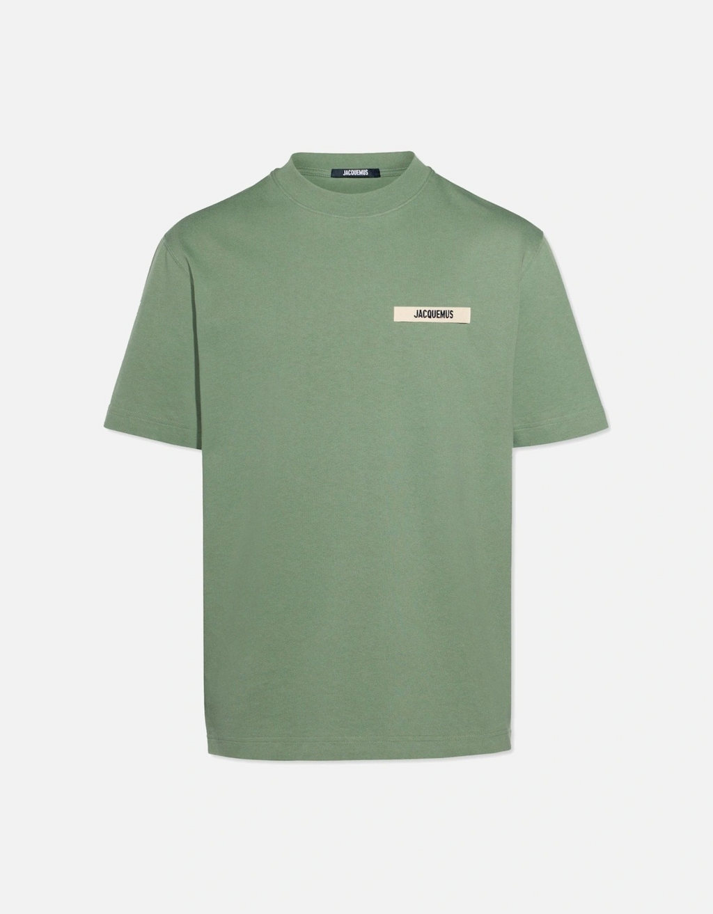 Jacquemus The Gros Grain Logo T Shirt Olive