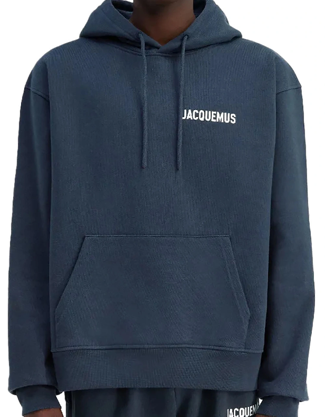 Jacquemus Le Sweatshirt Logo Hoodie Blue