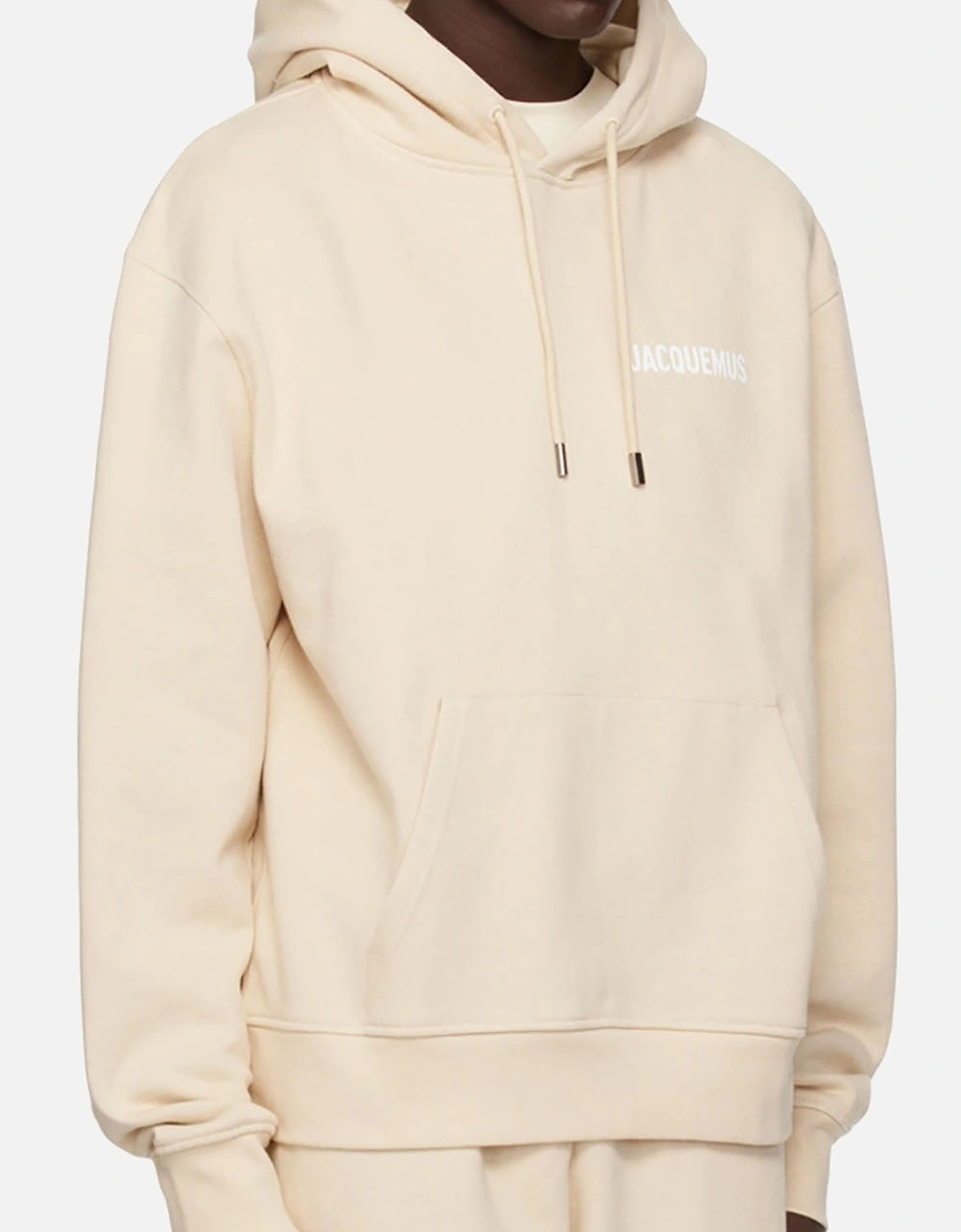 Jacquemus Le Sweatshirt Logo Hoodie Beige