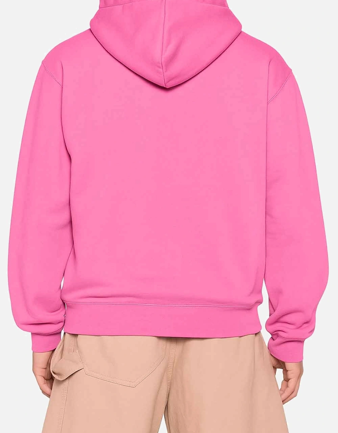 Jacquemus Le Sweatshirt Logo Hoodie Pink