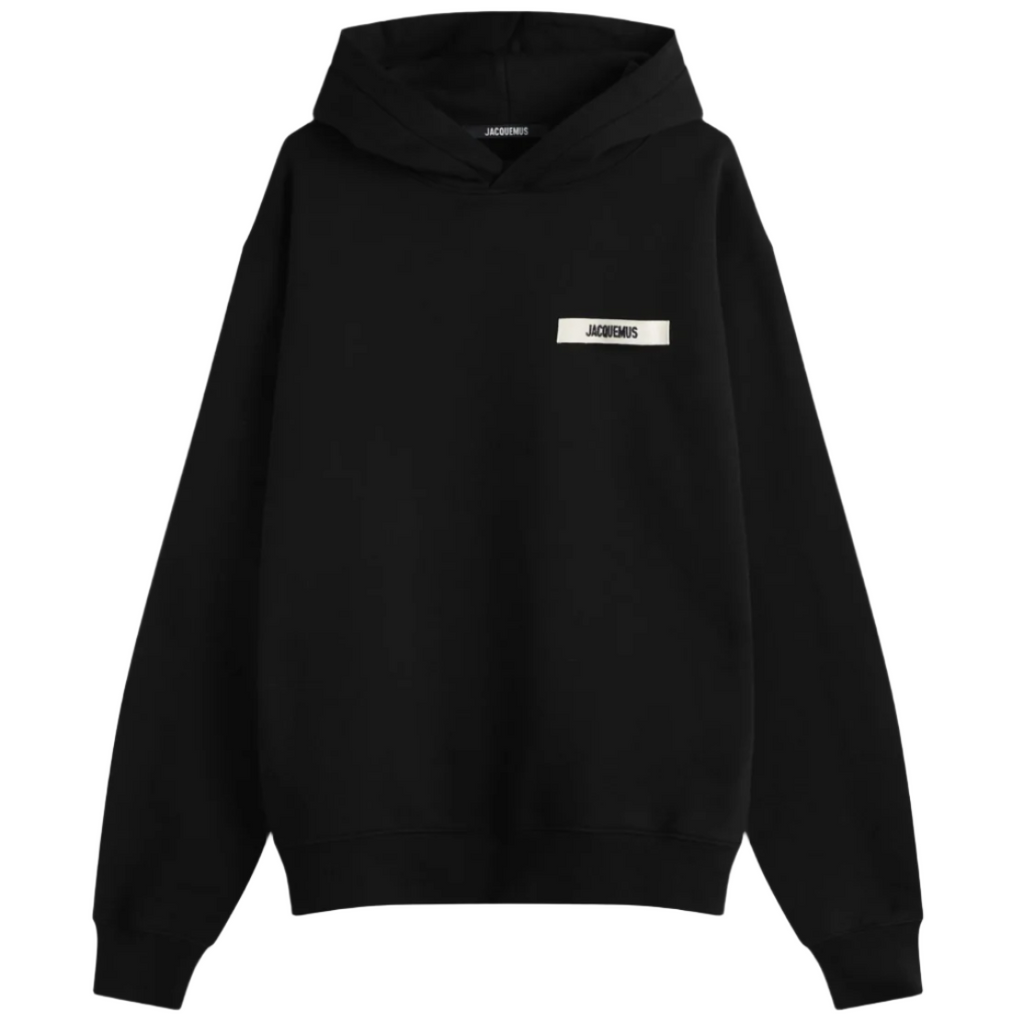 Jacquemus The Gros Grain Hoodie Black