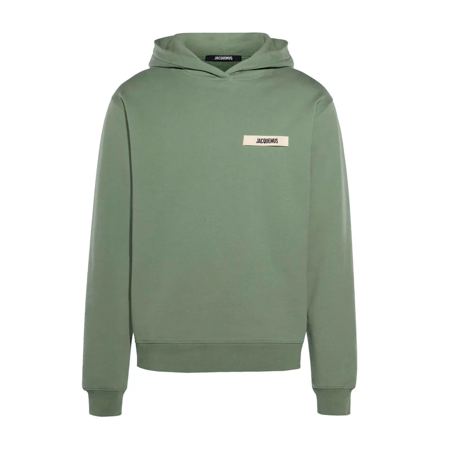 Jacquemus The Gros Grain Hoodie Green