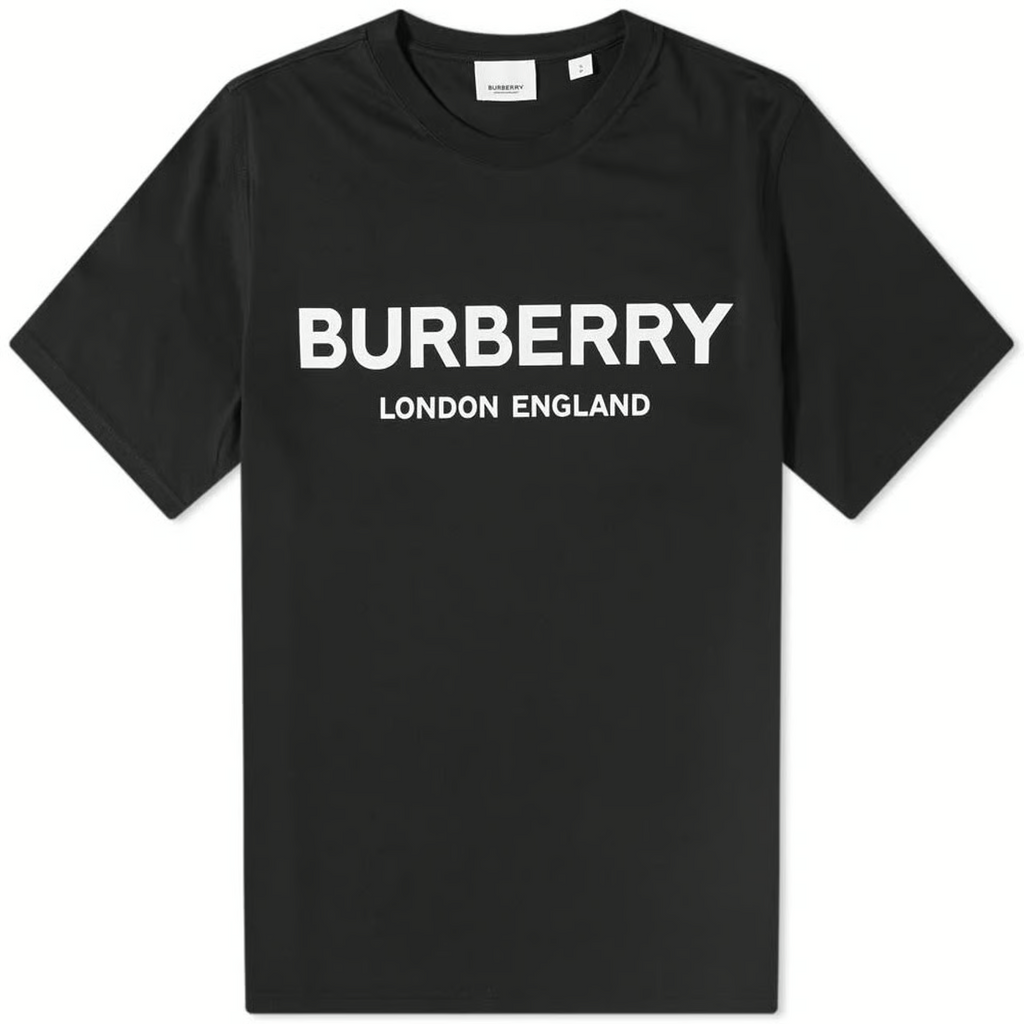 Burberry London Logo T Shirt Black