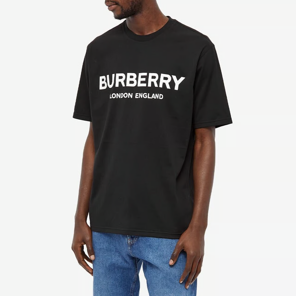 Burberry London Logo T Shirt Black